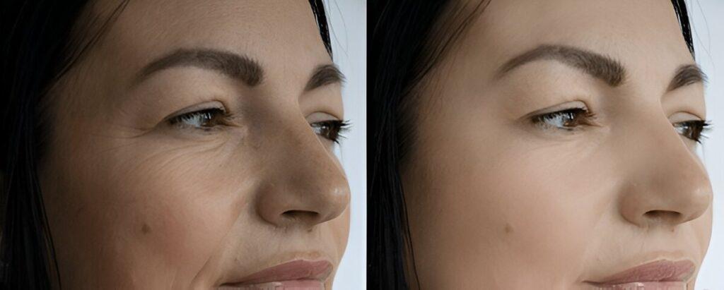 Face-lift Before and After